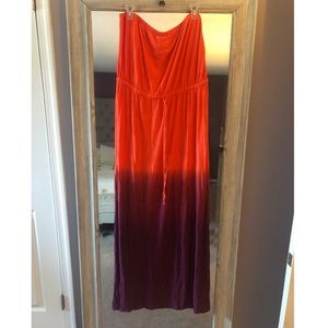 Strapless Maxi Dress